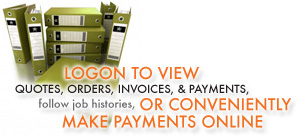 Logon to View Quotes, Orders, Invoices, & Payments