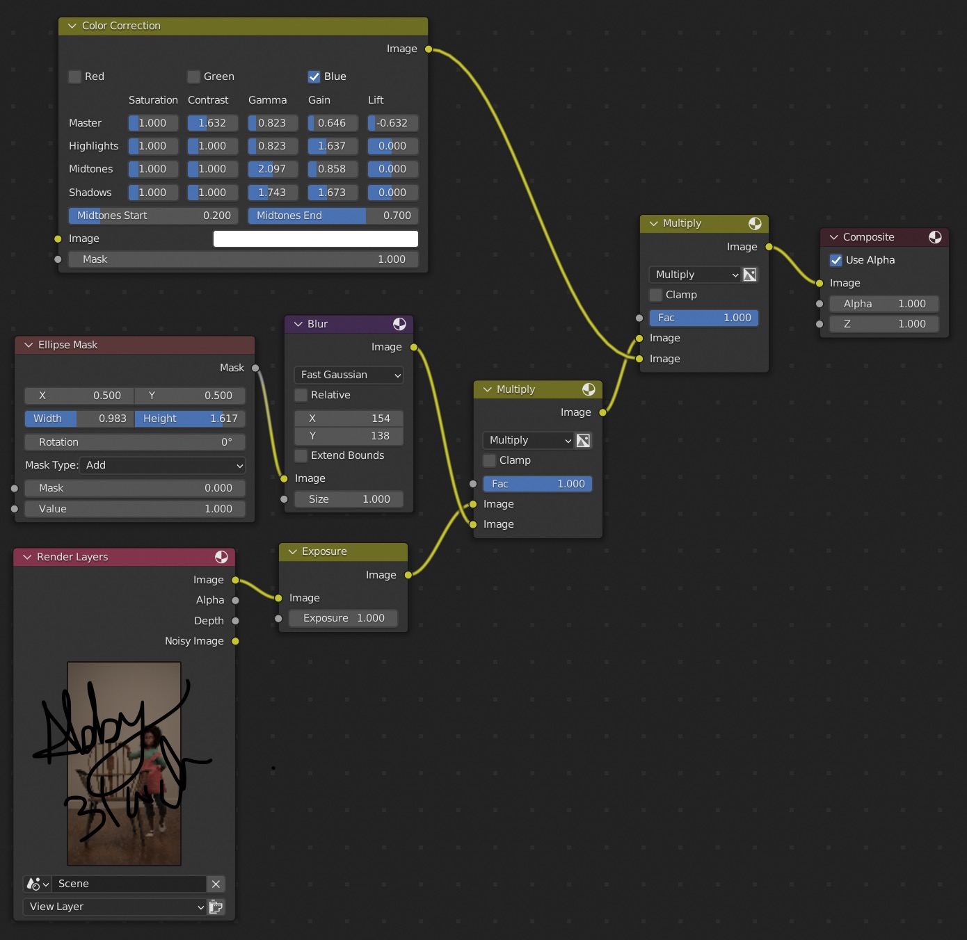 Finished Node Tree