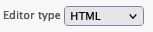 HTML Editor - Allows emails to have styling