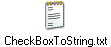 CheckBoxToString.txt